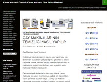 Tablet Screenshot of kahvemakinesi.malzemeleri.biz